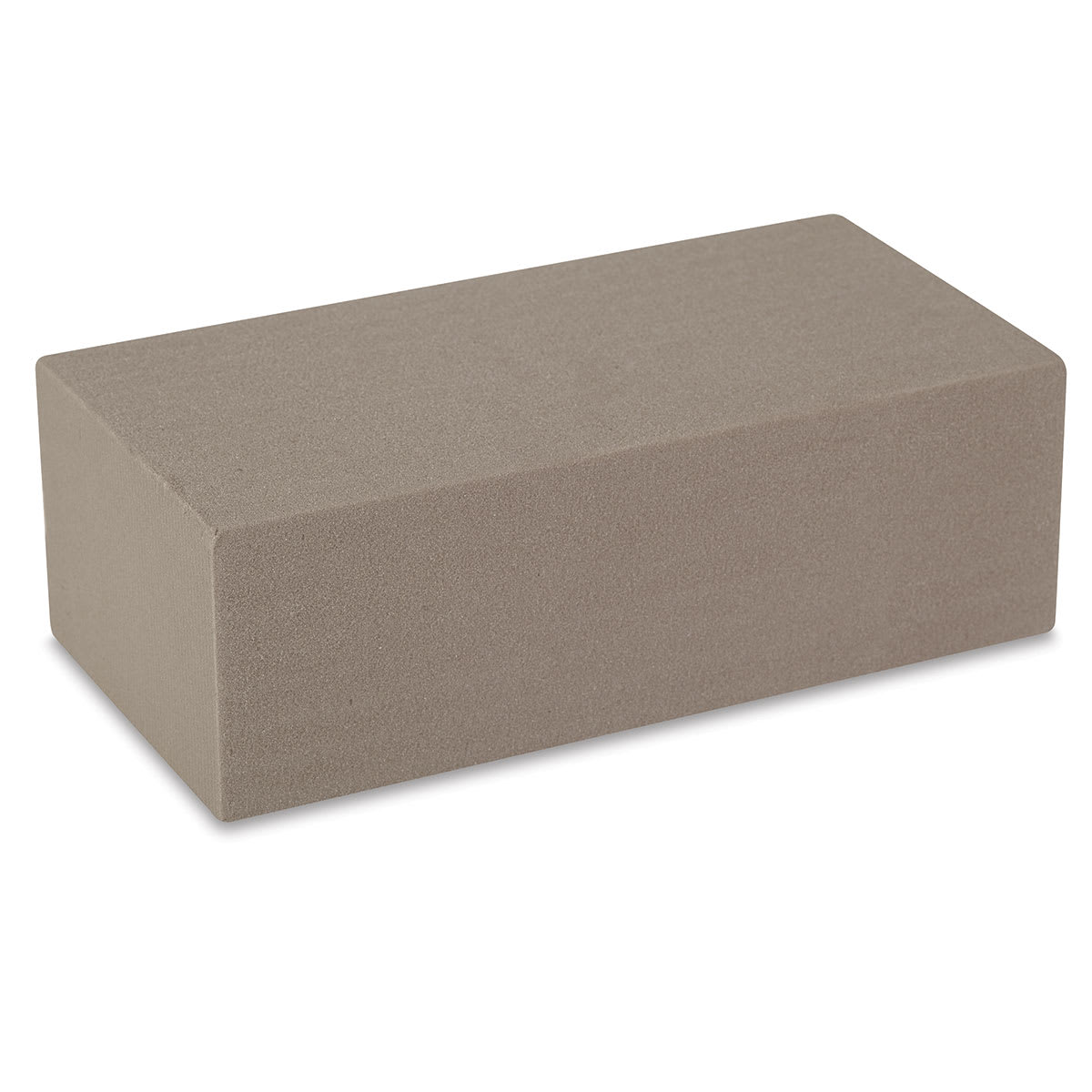 FloraCraft Desert DryFoM Foam Block - Left angled view of 4" x 6" x 12" block