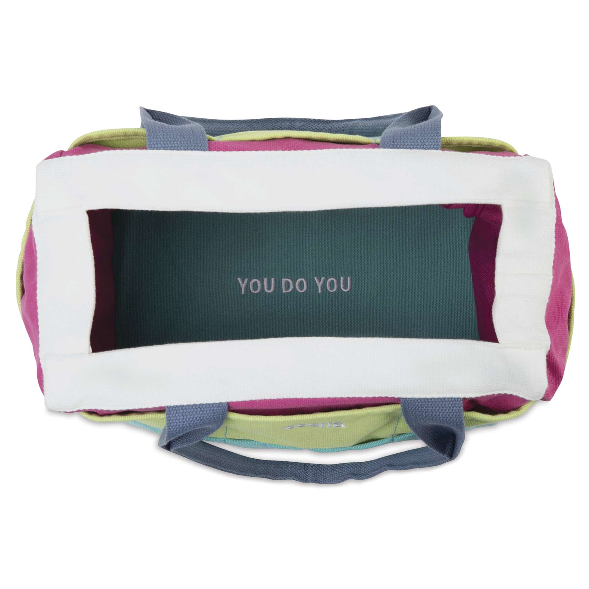 Soolla Studio Art Supply & Pottery Tool Bag - Retro, Blick Exclusive - top view of interior