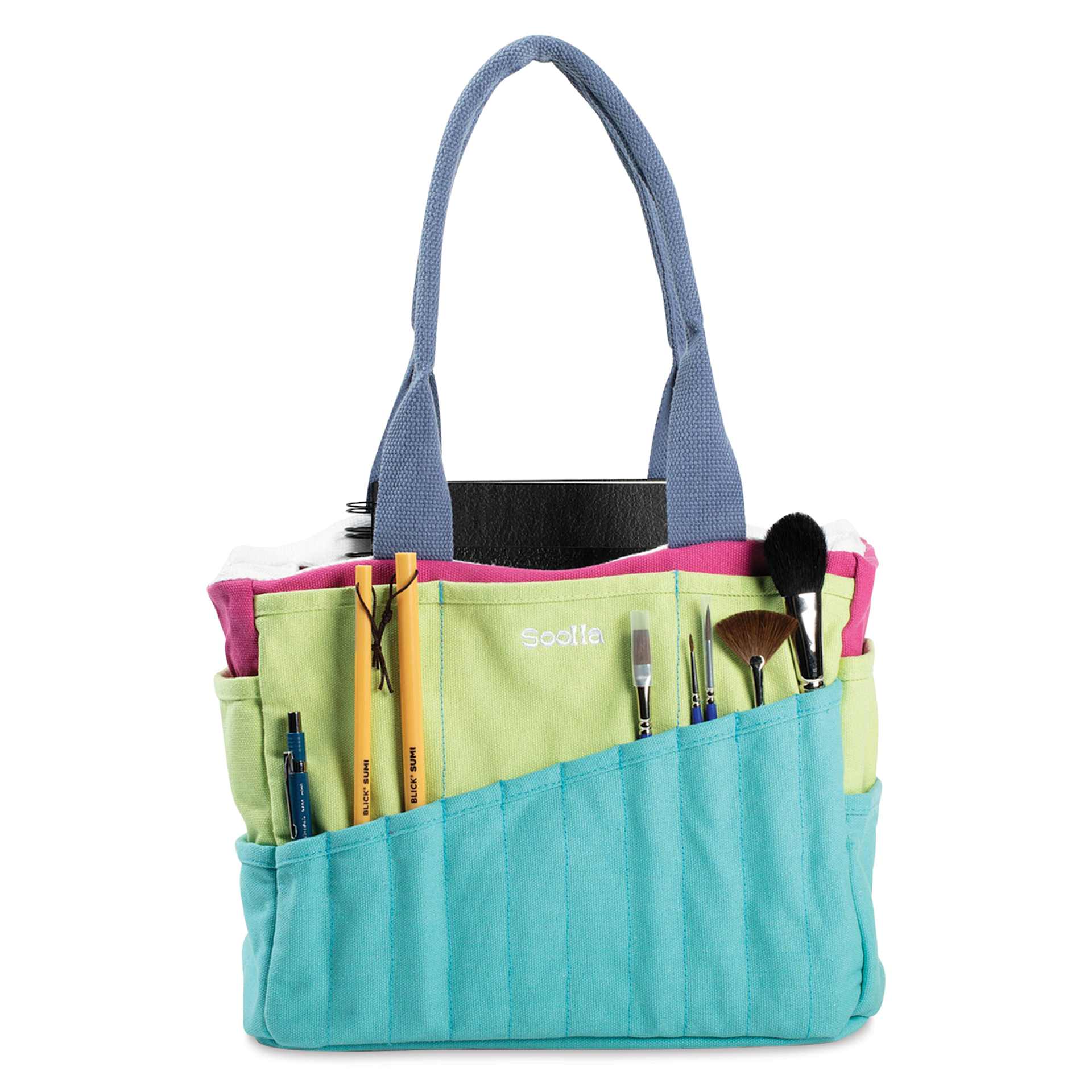 Soolla Studio Art Supply & Pottery Tool Bag - Retro, Blick Exclusive - holding tools and supplies