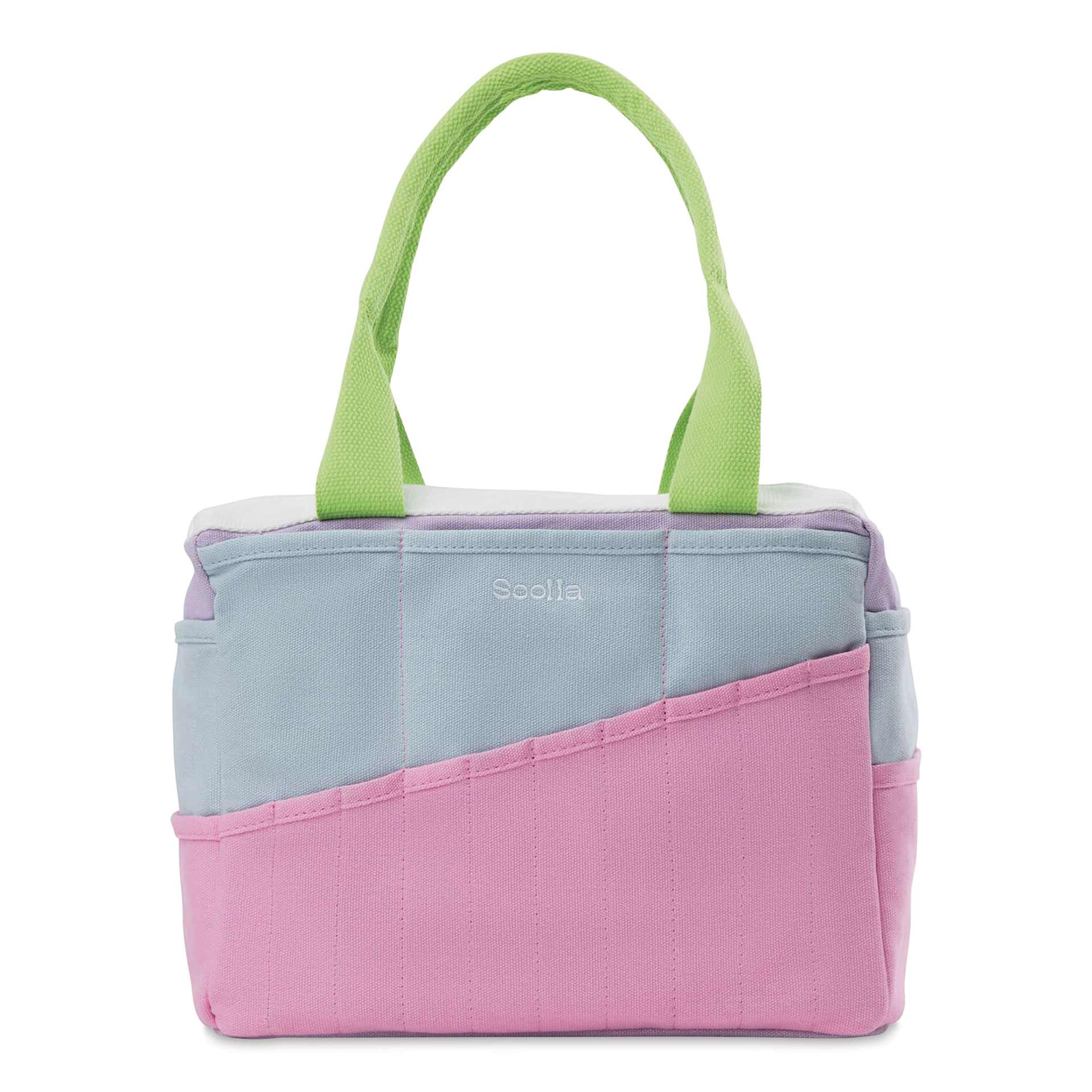 Soolla Studio Art Supply & Pottery Tool Bag - 80's Windbreaker - front