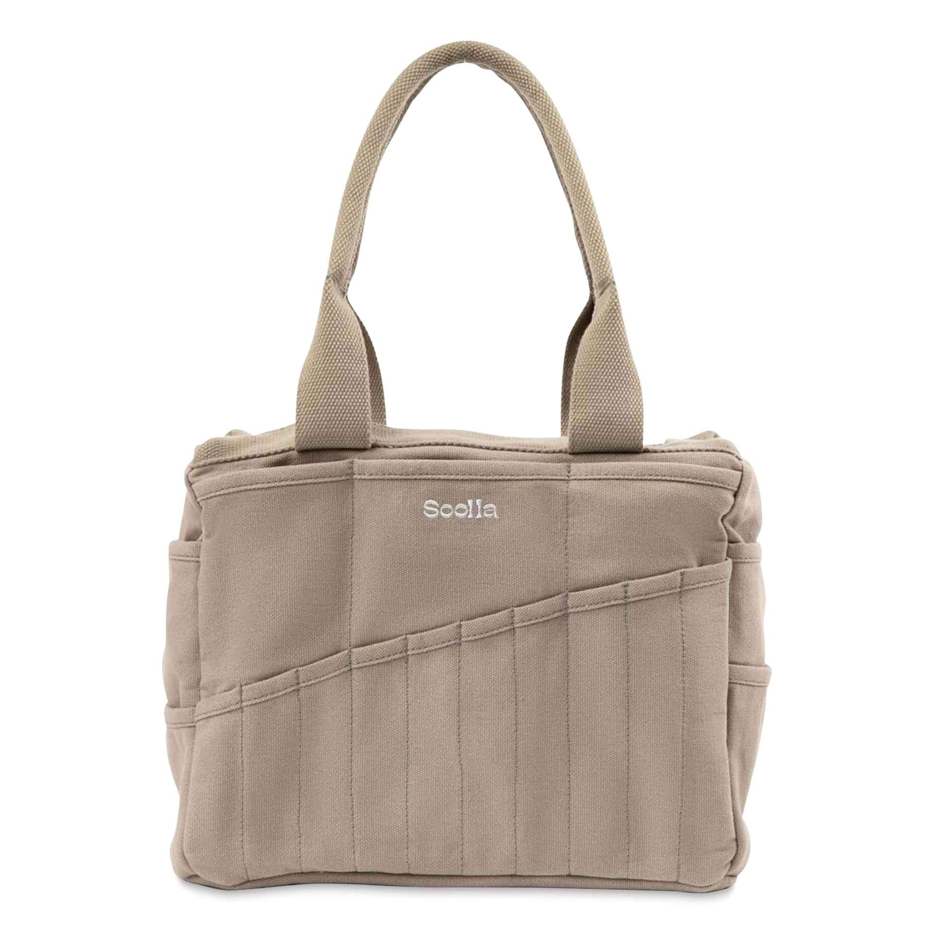 Soolla Studio Art Supply & Pottery Tool Bag - Graphite - front