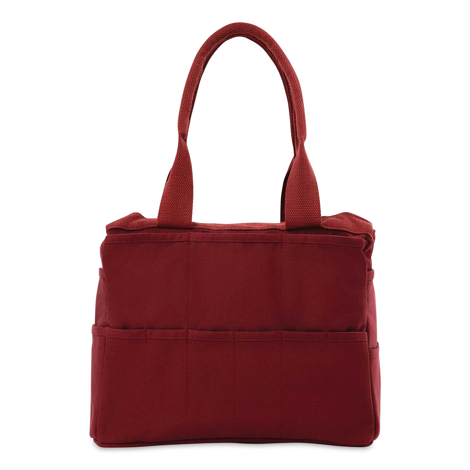 Soolla Studio Art Supply & Pottery Tool Bag - Sangria - back