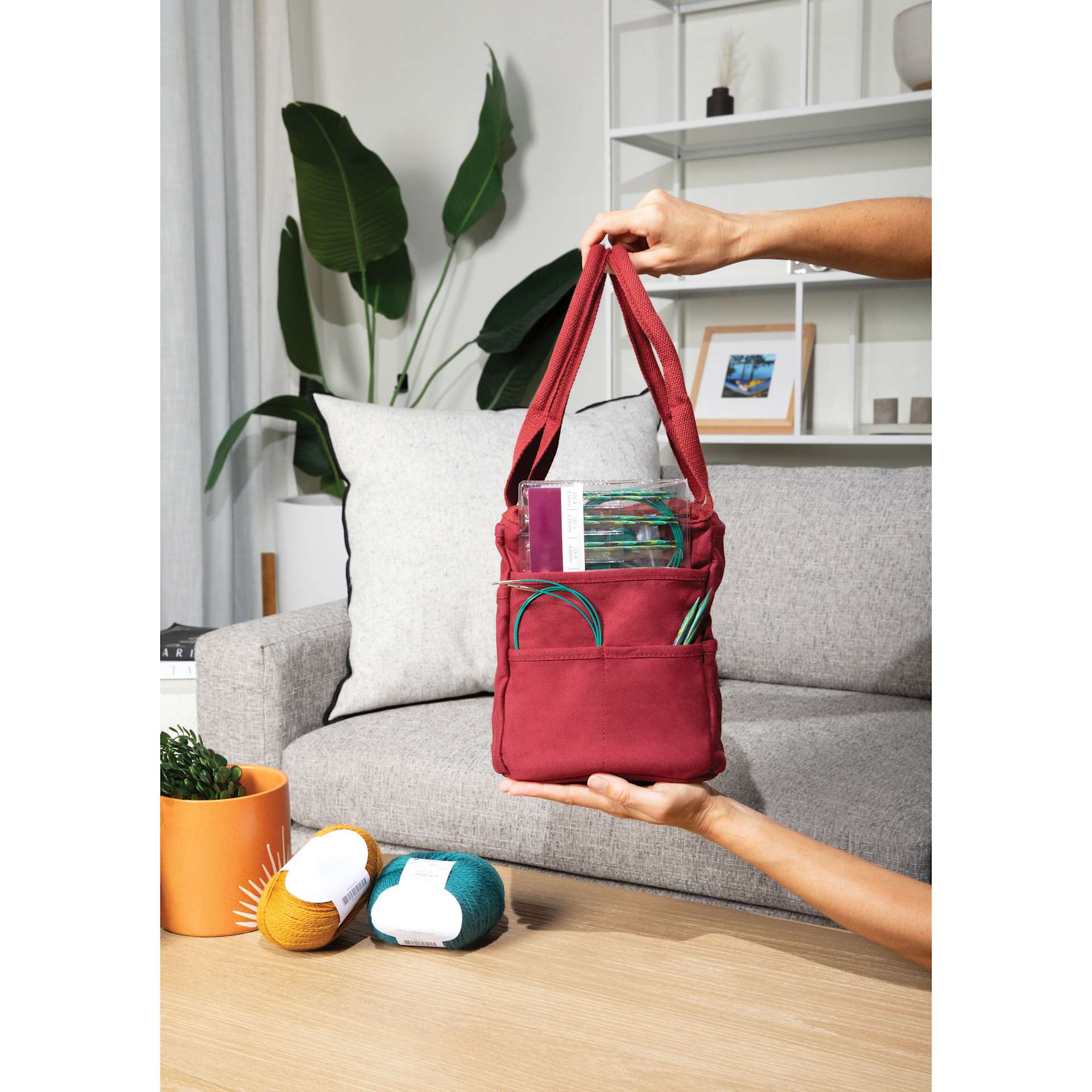 Soolla Studio Art Supply & Pottery Tool Bag - Sangria