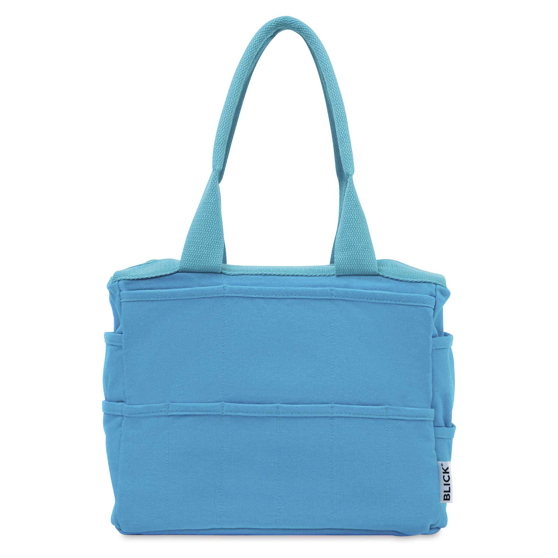 Soolla Studio Art Supply & Pottery Tool Bag - Electric Blue, Blick Exclusive - back
