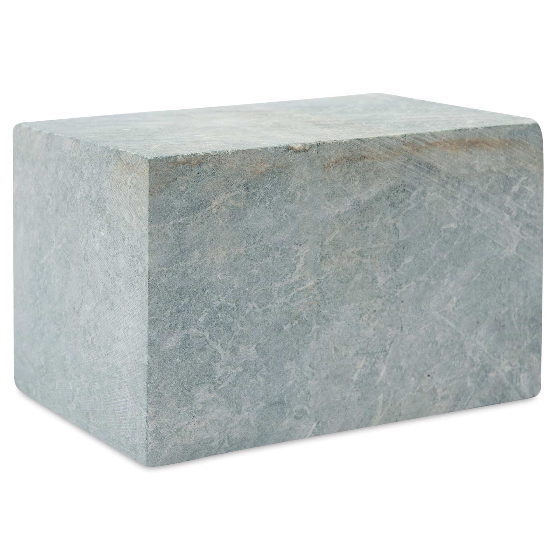 Gian Carlo Stoneworks Green Indian Soapstone Block - 10 lb, 6-1/2" x 4" x 4", horizontal