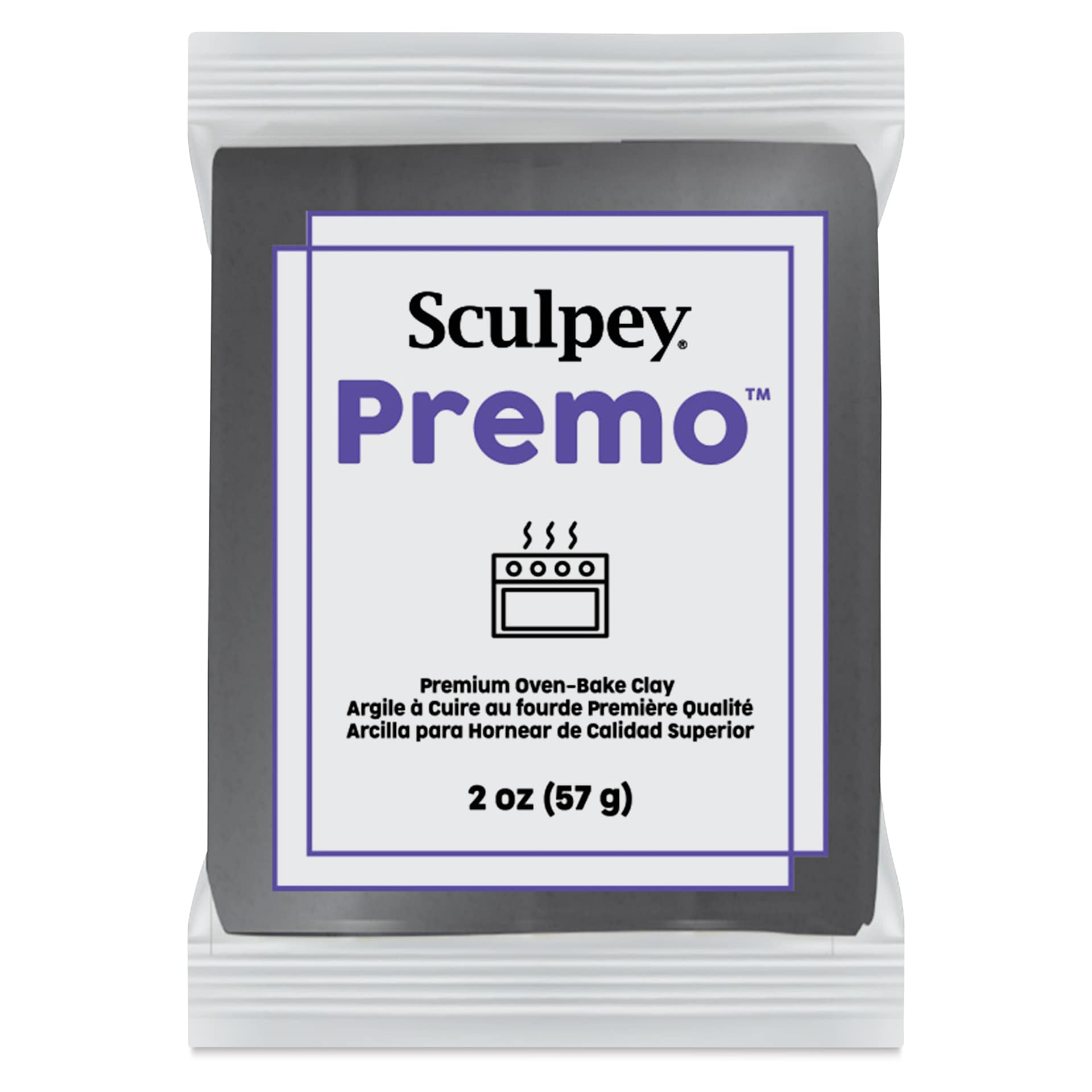 Sculpey Premo - 2 oz, Graphite Pearl
