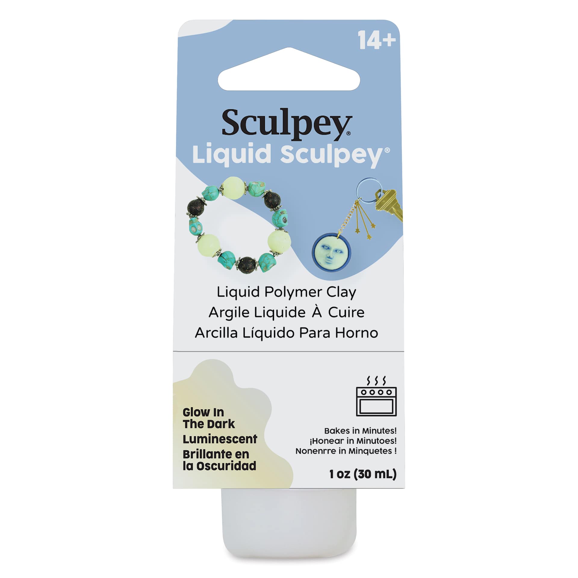 Liquid Sculpey - Glow, 1 oz front of packaging