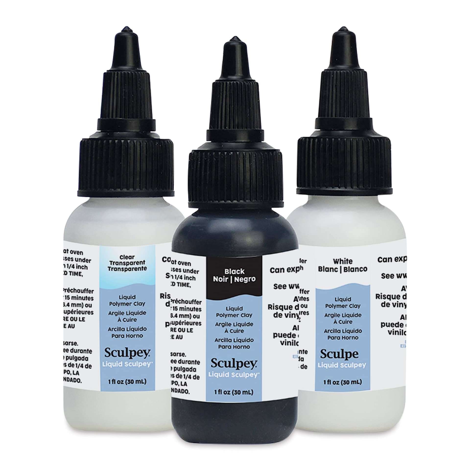 Liquid Sculpey Multi-Pack - Basic Colors Multi-Pack, Set of 3