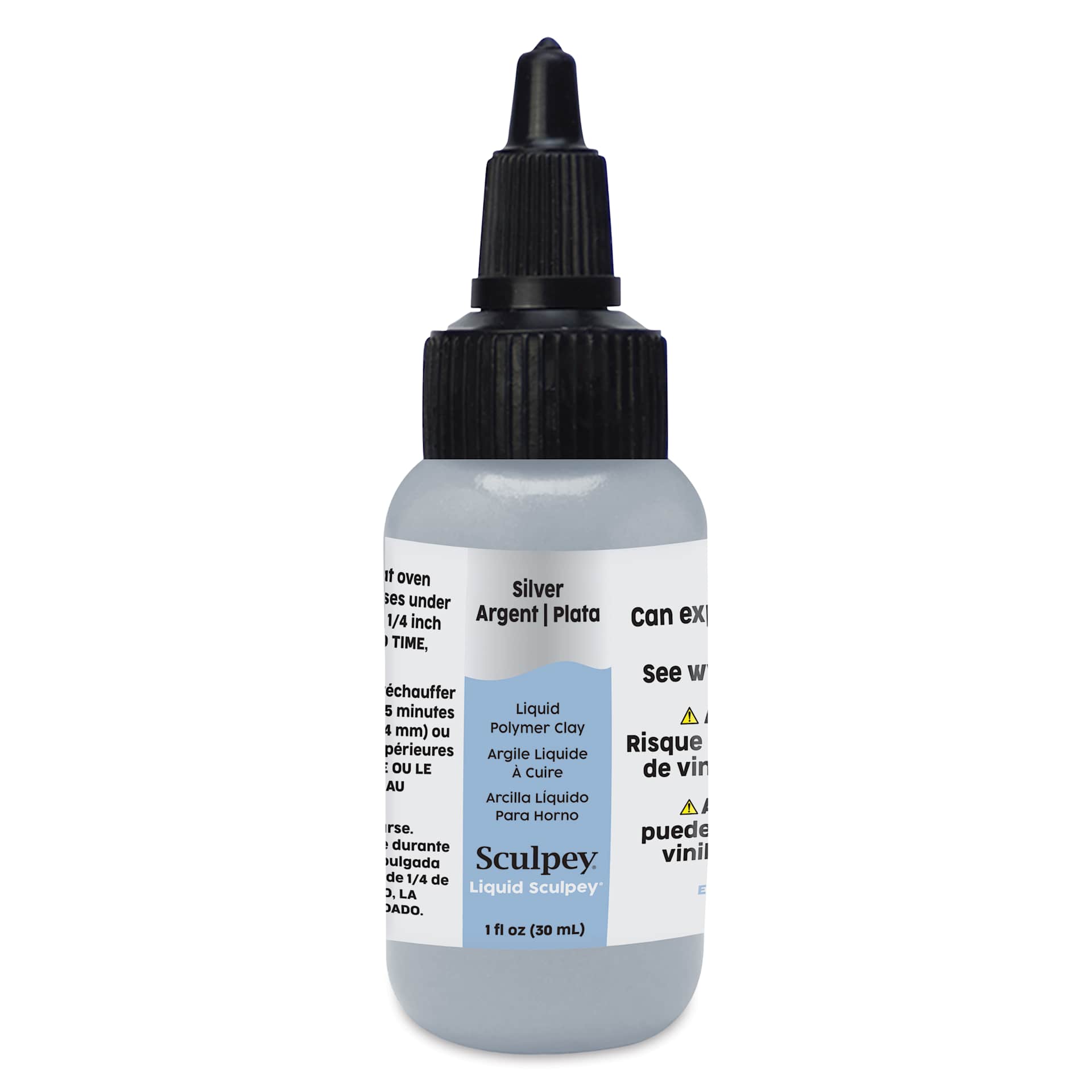 Liquid Sculpey - Metallic Silver, 1 oz