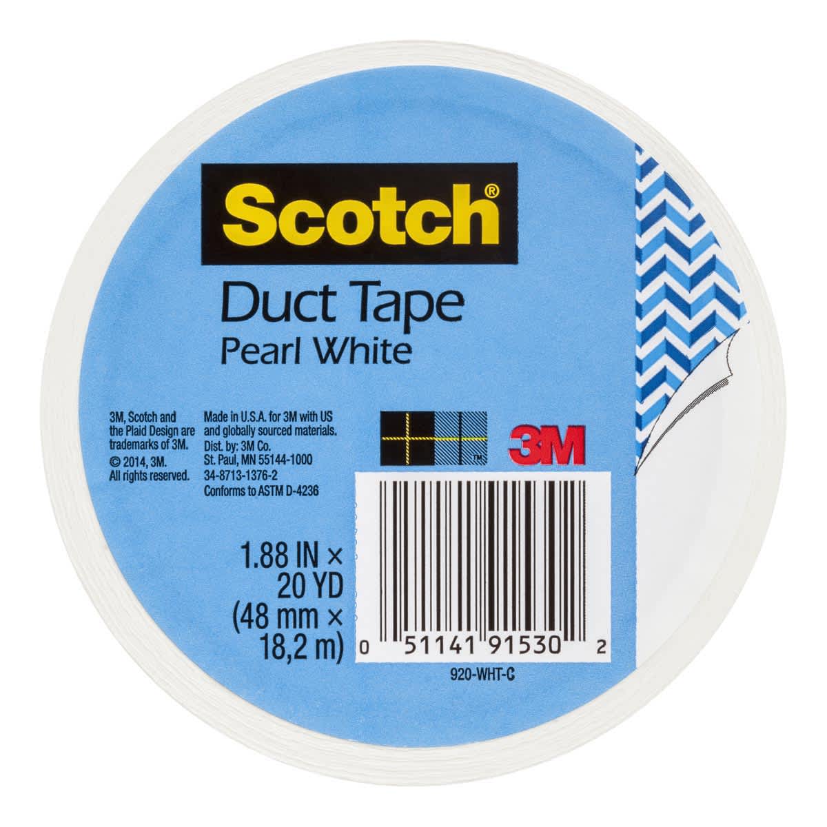 Scotch Duct Tapes for Artists White - 1.88" x 20 yds. Roll