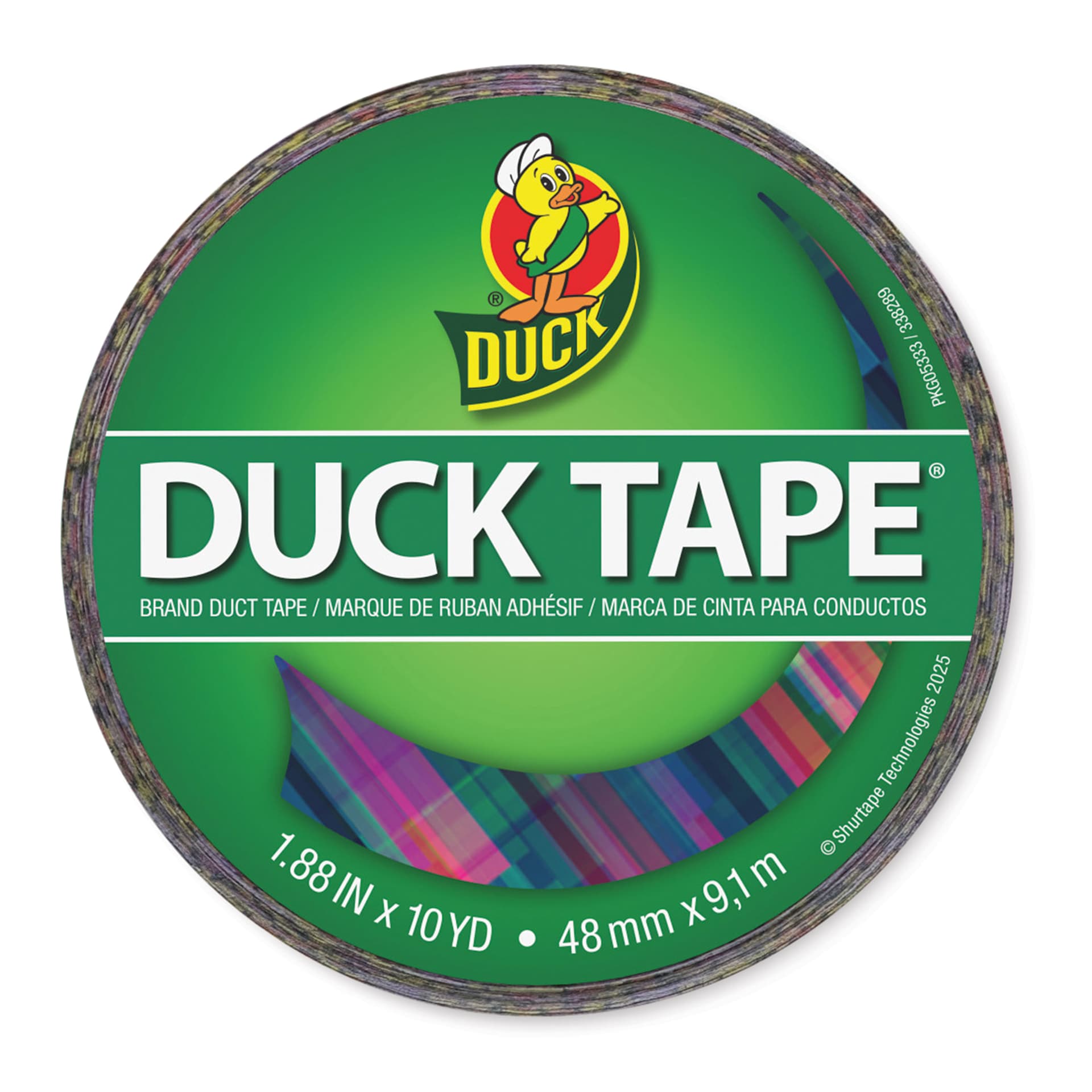 Duck Tape Prints - Digital Glitch, 1.88" x 10 yds labeling