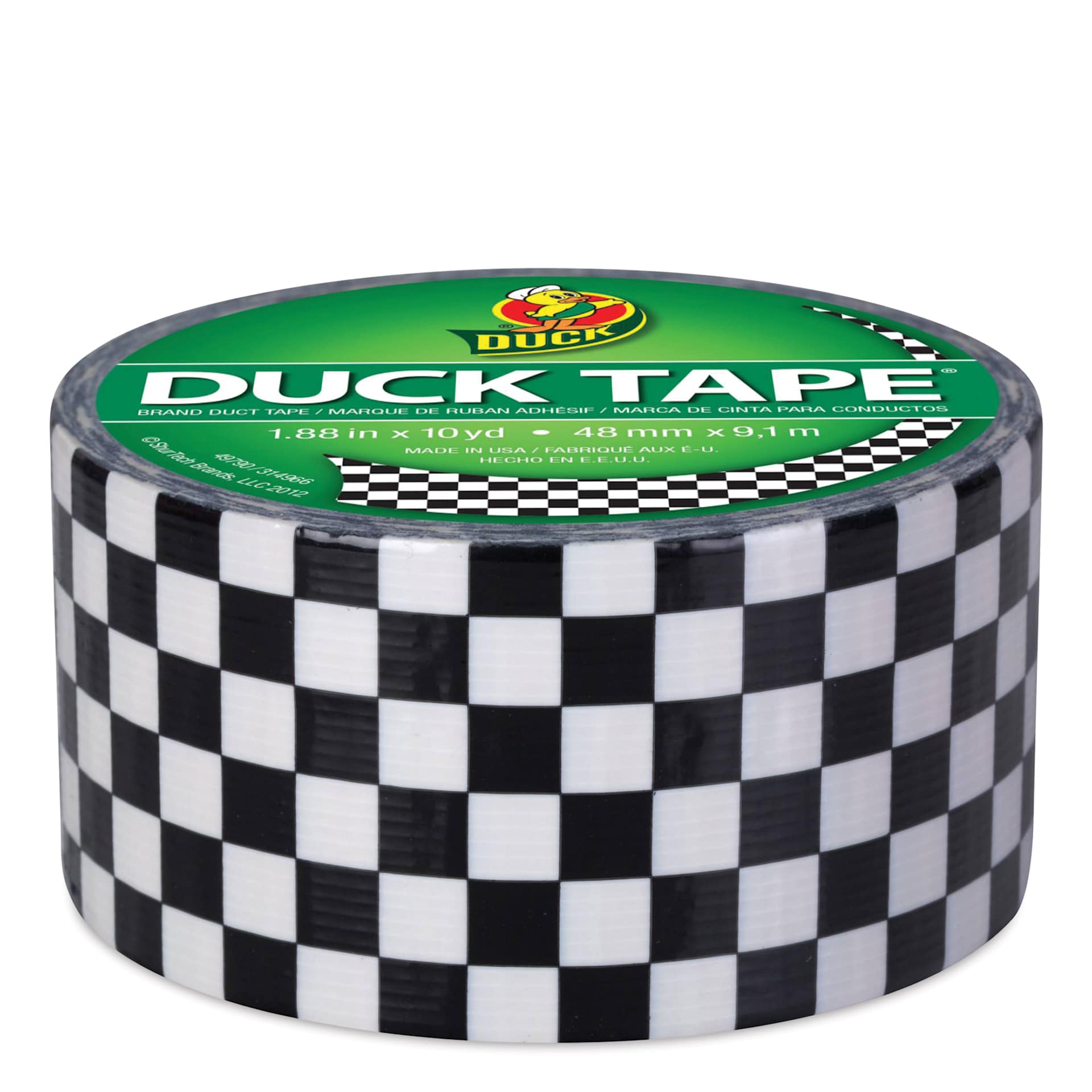 Duck Tape Prints - Checker, 1.88" x 10 yds side of roll
