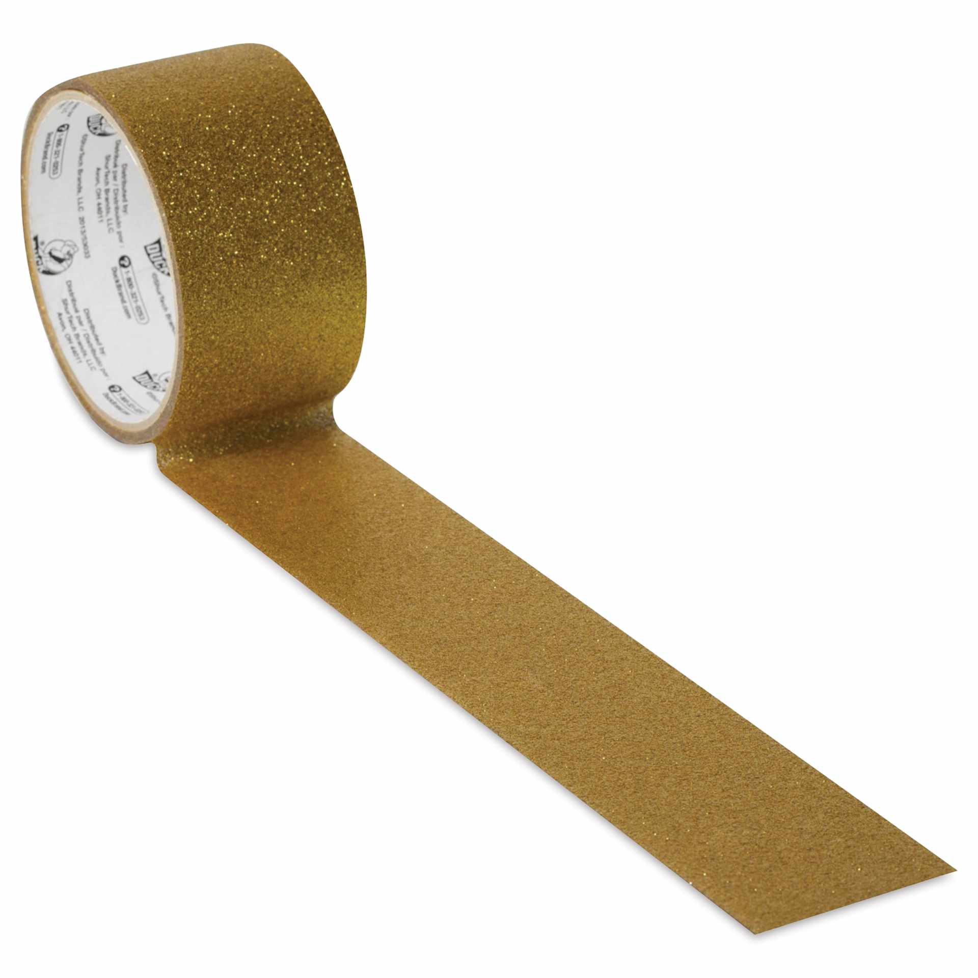 Duck Glitter Tape - 1.88" x 5 yds, Gold Glitter