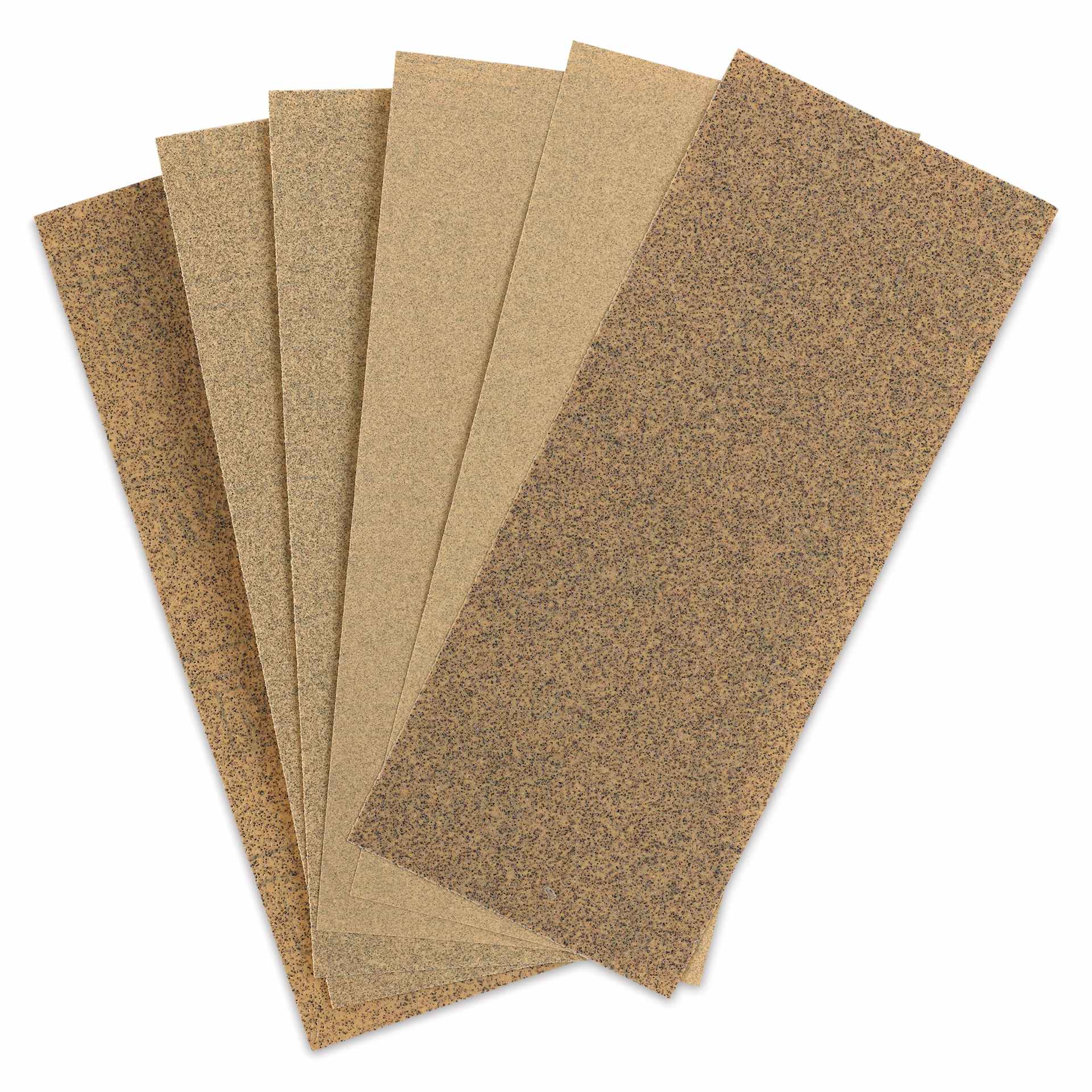 3M General Purpose Sandpaper - Pkg of 6, Assorted Grit, 3.6" x 9"