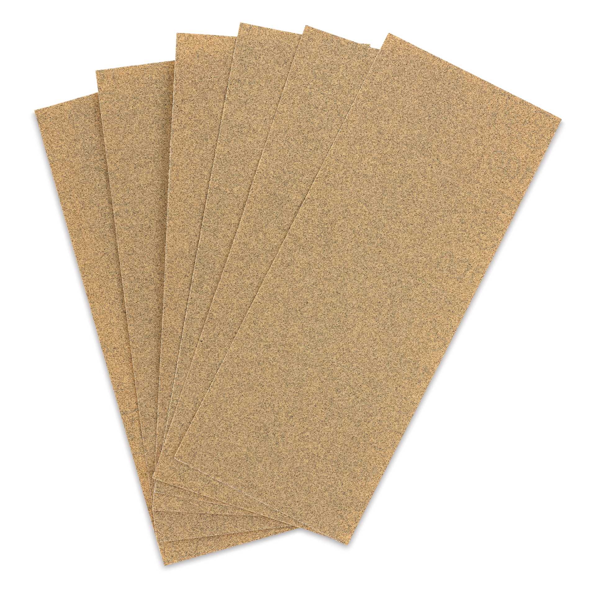 3M General Purpose Sandpaper - Pkg of 6, Medium Grit 100-C, 3.6" x 9"
