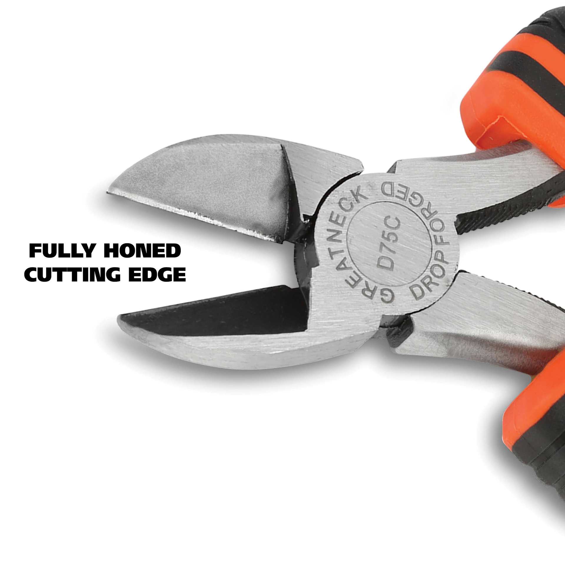 GreatNeck Diagonal Pliers - 7-1/2" - fully honed cutting edge