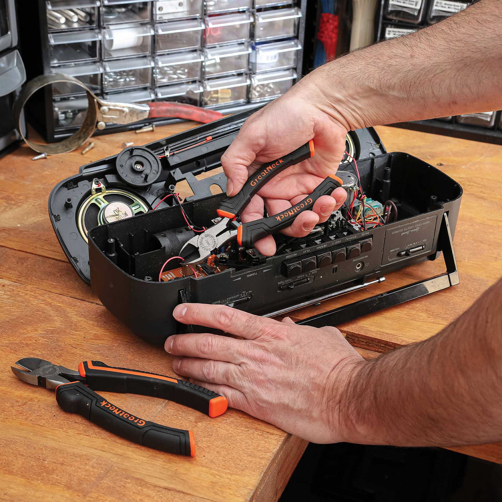 GreatNeck Diagonal Pliers - 7-1/2" - in toolbox