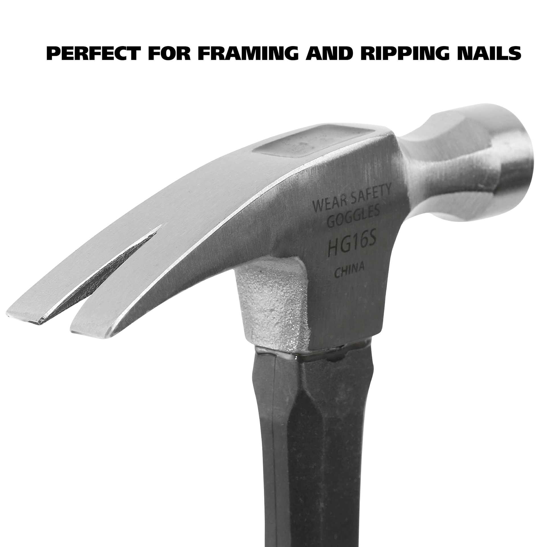 GreatNeck Fiberglass Straight Claw Hammer - perfect for framing and ripping nails