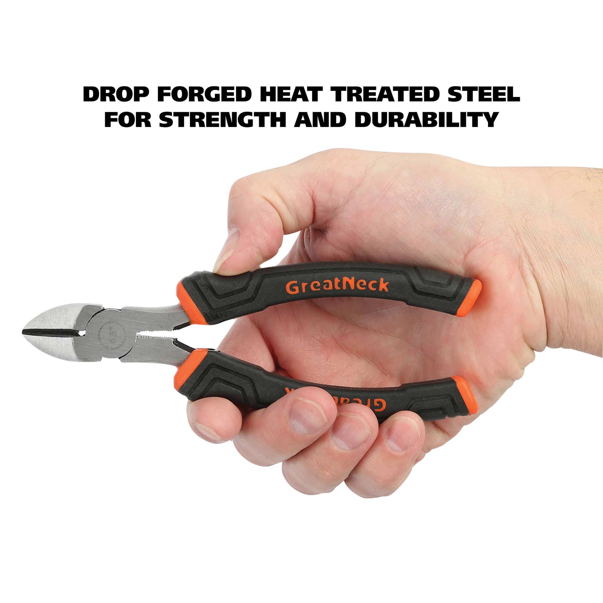 GreatNeck Diagonal Pliers - 6-1/2" - drop forged heat treated steel