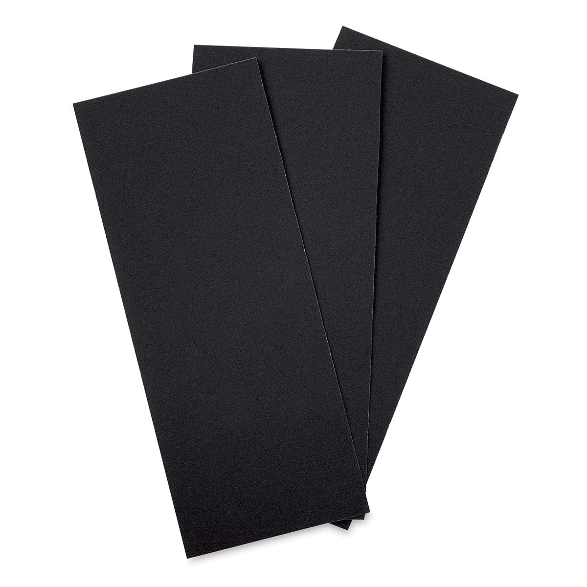 Art Alternatives Sandpaper - Three Fine Texture sheets shown in upright fan