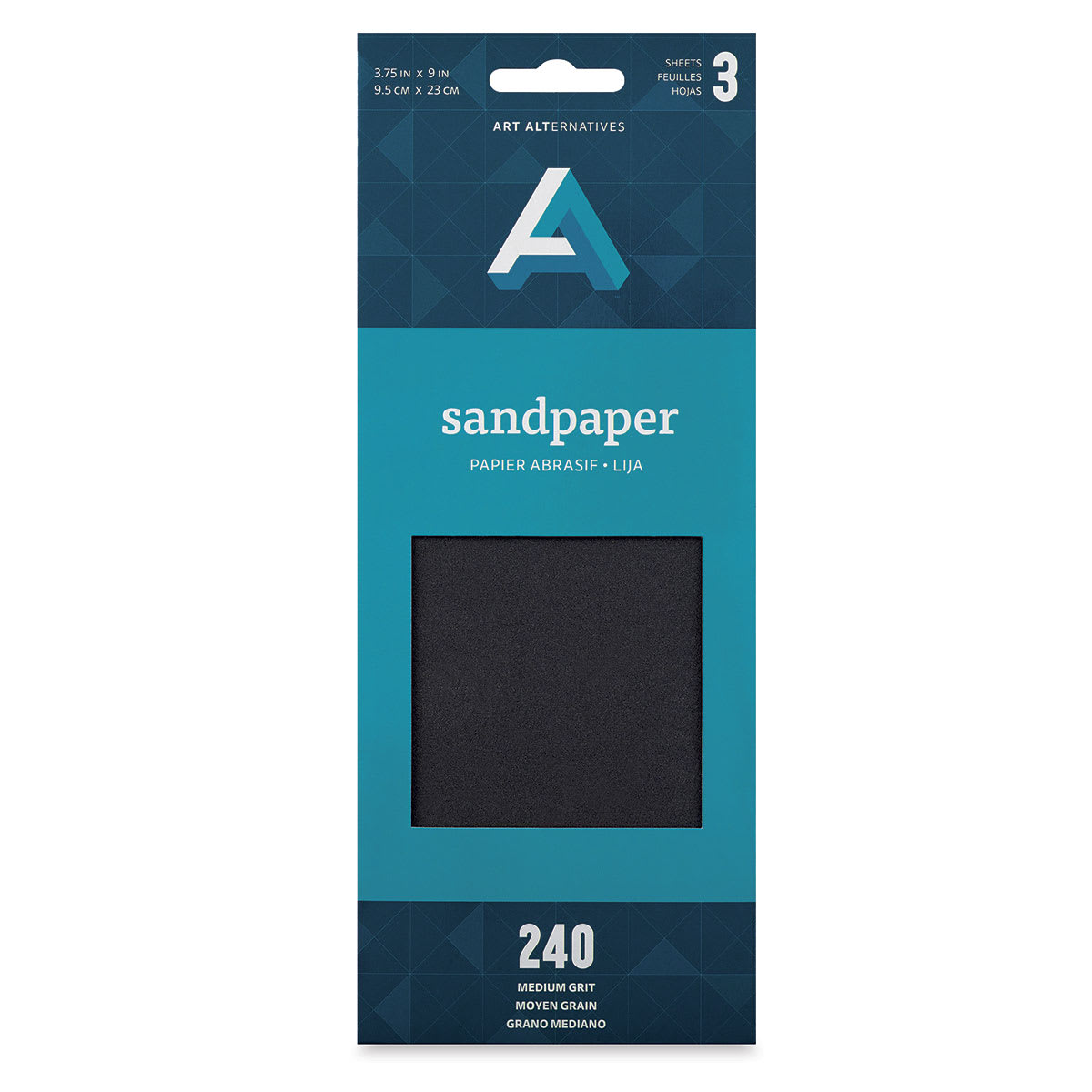Art Alternatives Sandpaper - Front view of Medium Texture package