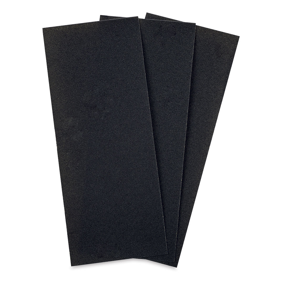 Art Alternatives Sandpaper - Three Coarse Texture sheets shown in upright fan