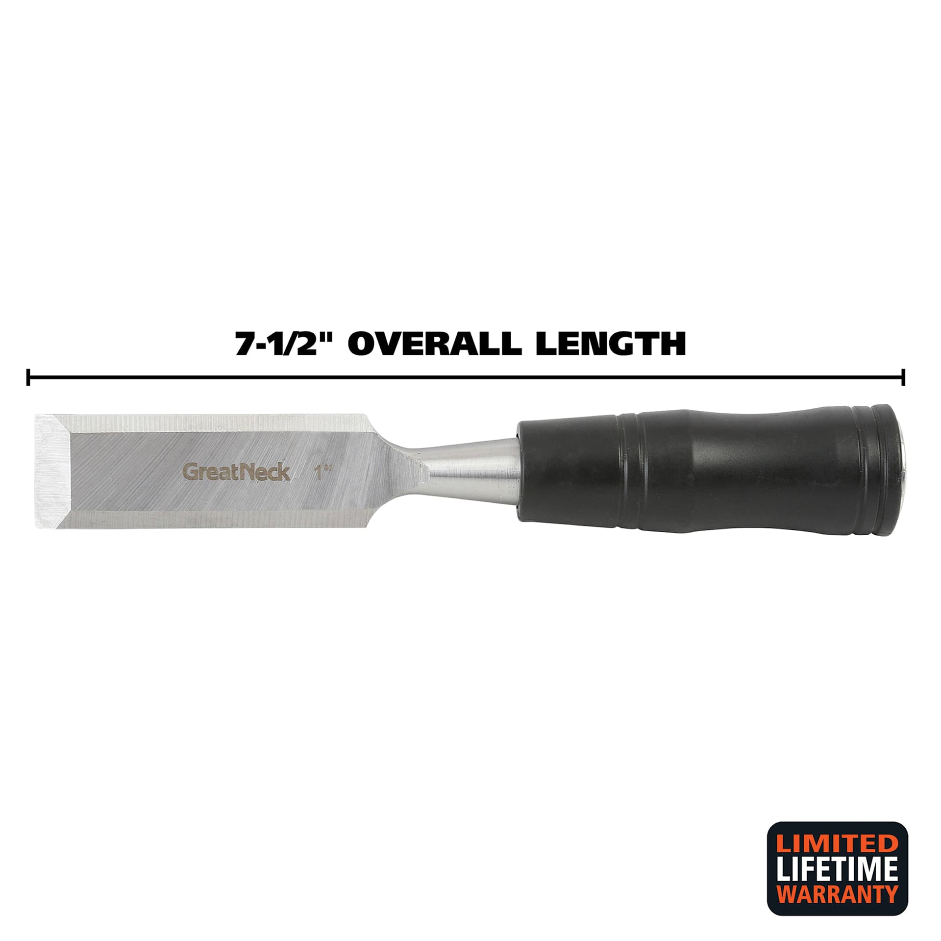 GreatNeck Wood Chisel - 1" - 7-1/2" overall length