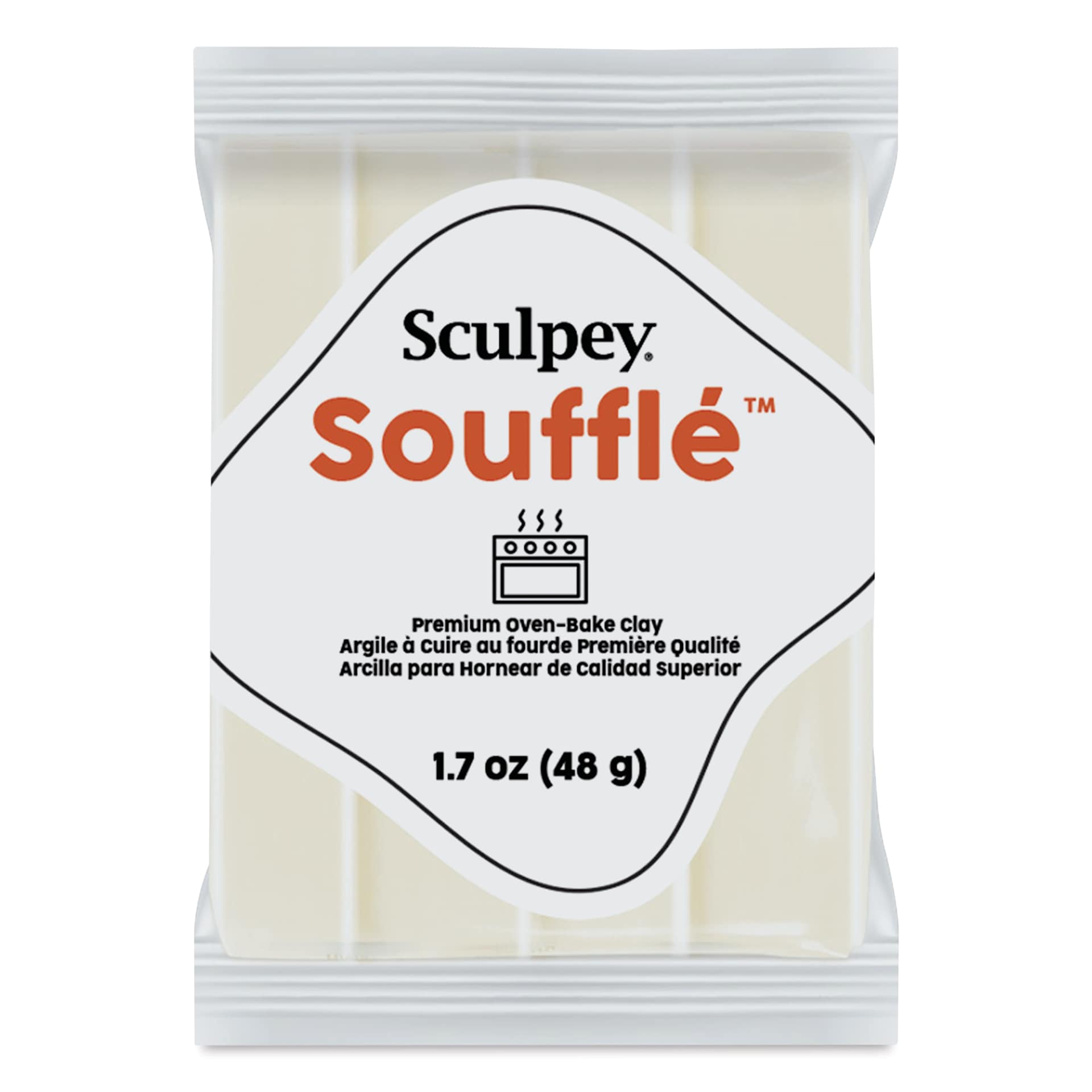 Sculpey Souffle - Ivory, 1.7 oz Bar
