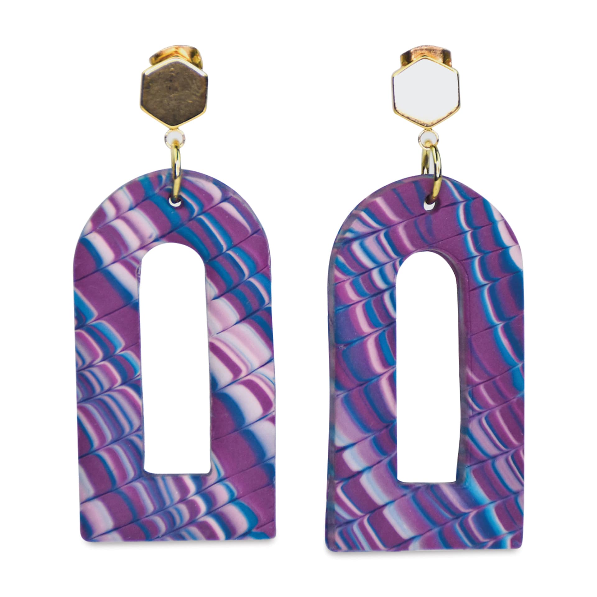 Scupley Souffle - Smokey Mauve, 1.7 oz Bar finished earring examples