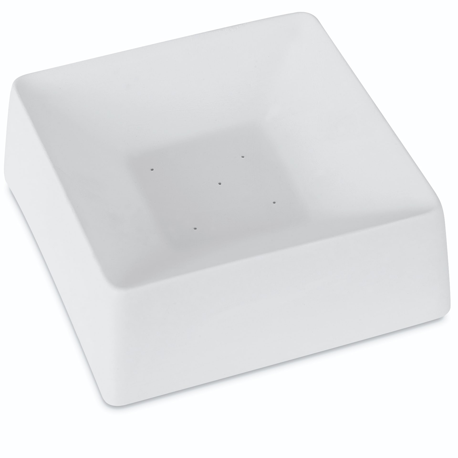 Fuseworks Glass Slump Molds - Flat Sided Square Mold shown at angle