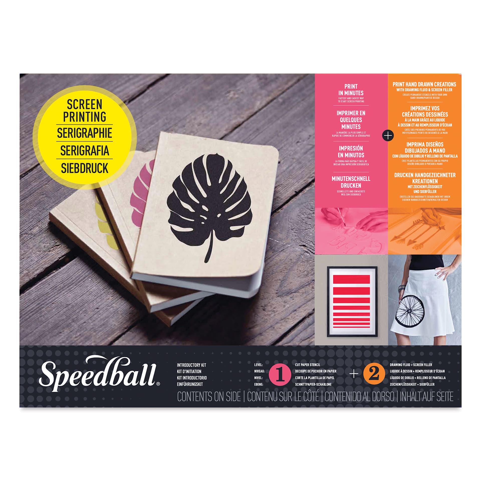 Speedball Introductory Screen Printing Kit front of packaging