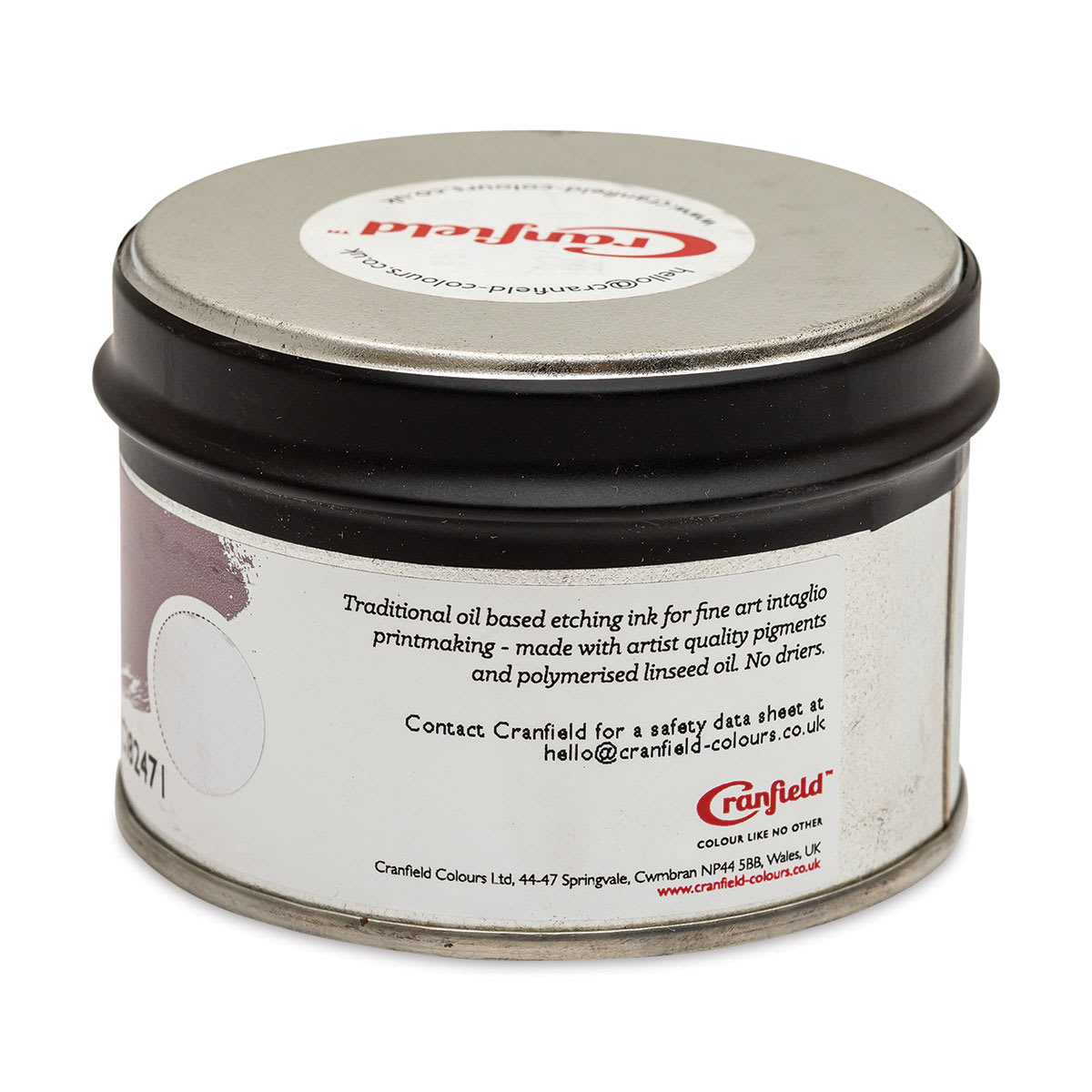 Cranfield Traditional Etching Ink - Opaque White, 250 g - back