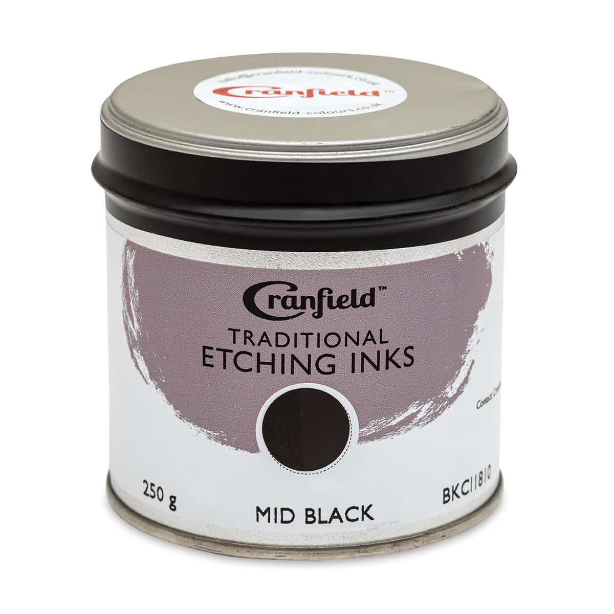 Cranfield Traditional Etching Ink - Mid Black, 250 g - front
