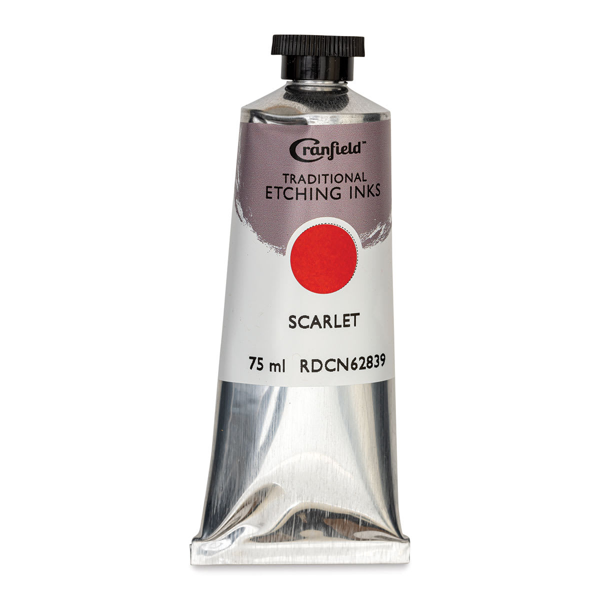 Cranfield Traditional Etching Ink - Scarlet, 75 ml - front