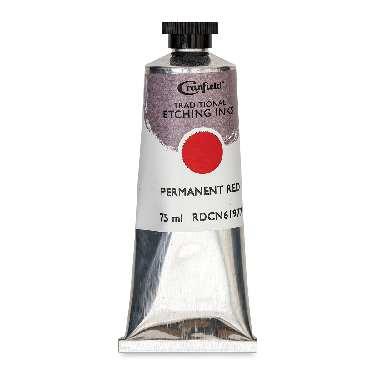 Cranfield Traditional Etching Ink - Permanent Red, 75 ml - front