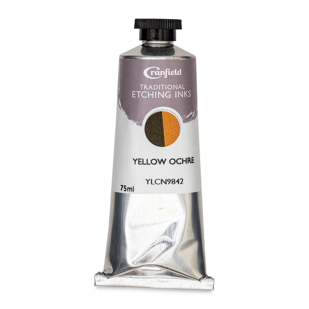 Cranfield Traditional Etching Ink - Yellow Ochre, 75 ml - front