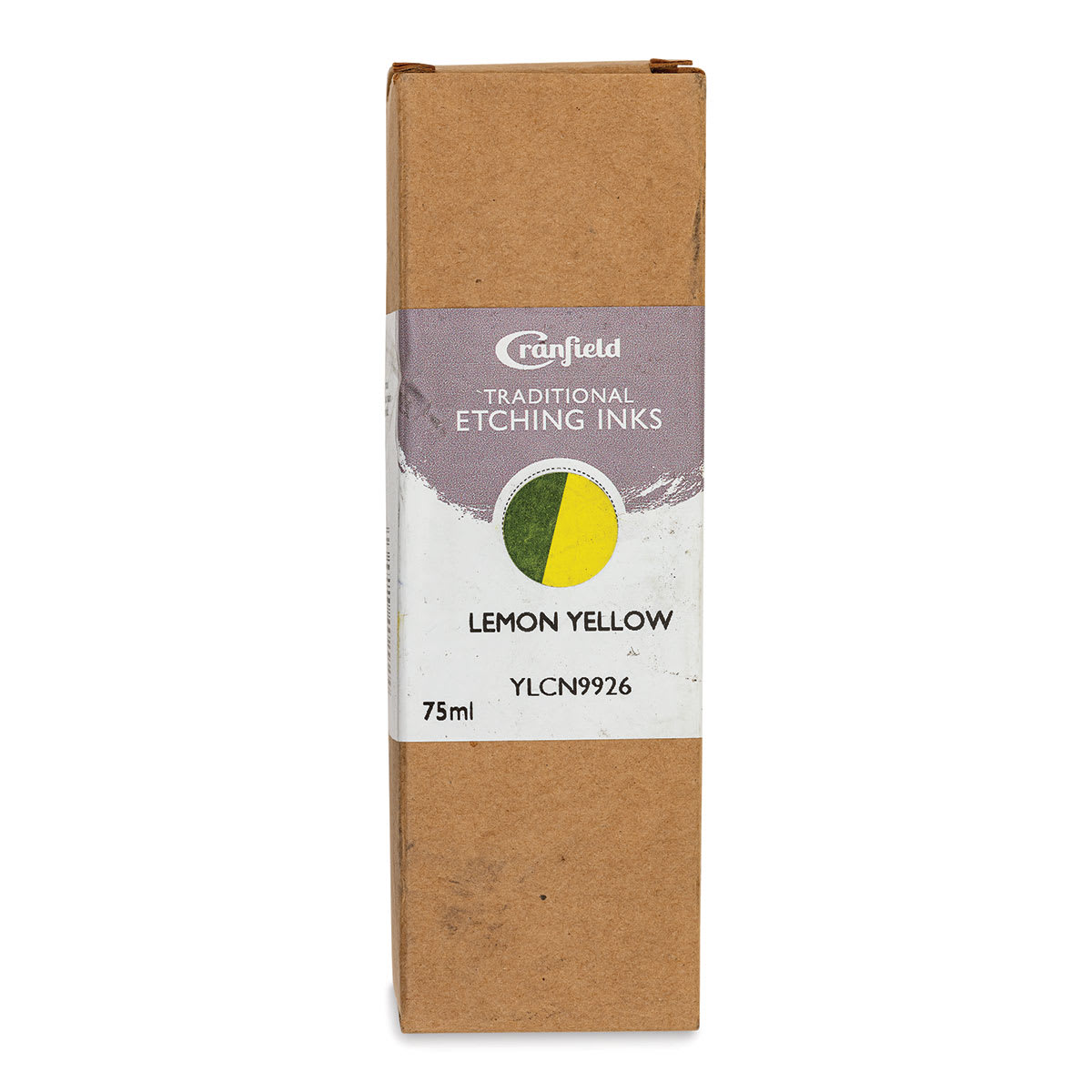 Cranfield Traditional Etching Ink - Lemon Yellow, 75 ml - front of packaging