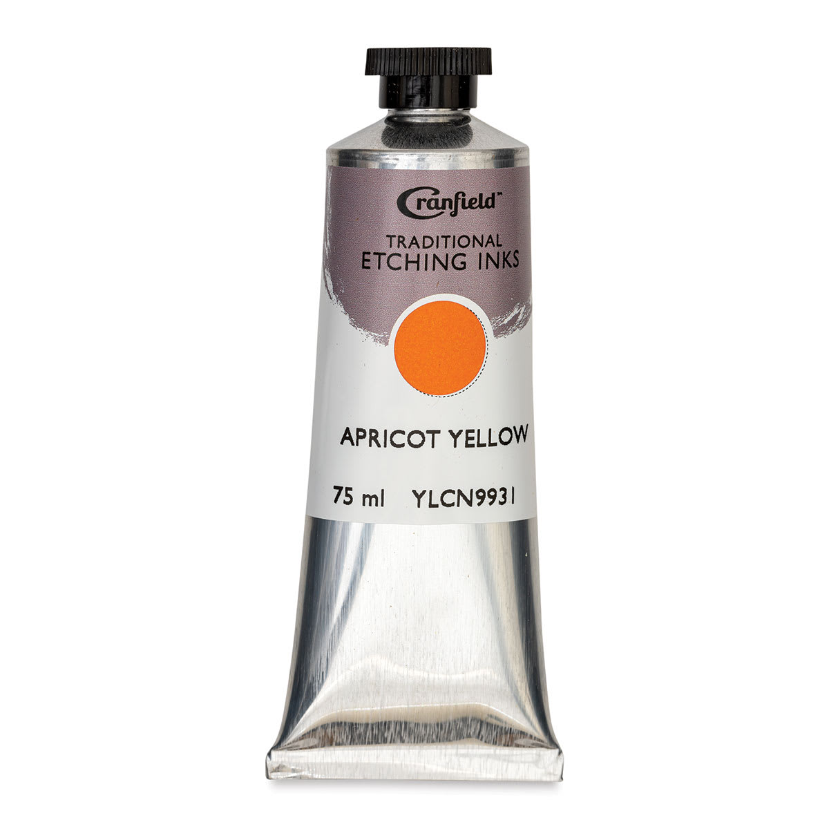 Cranfield Traditional Etching Ink - Apricot Yellow, 75 ml - front
