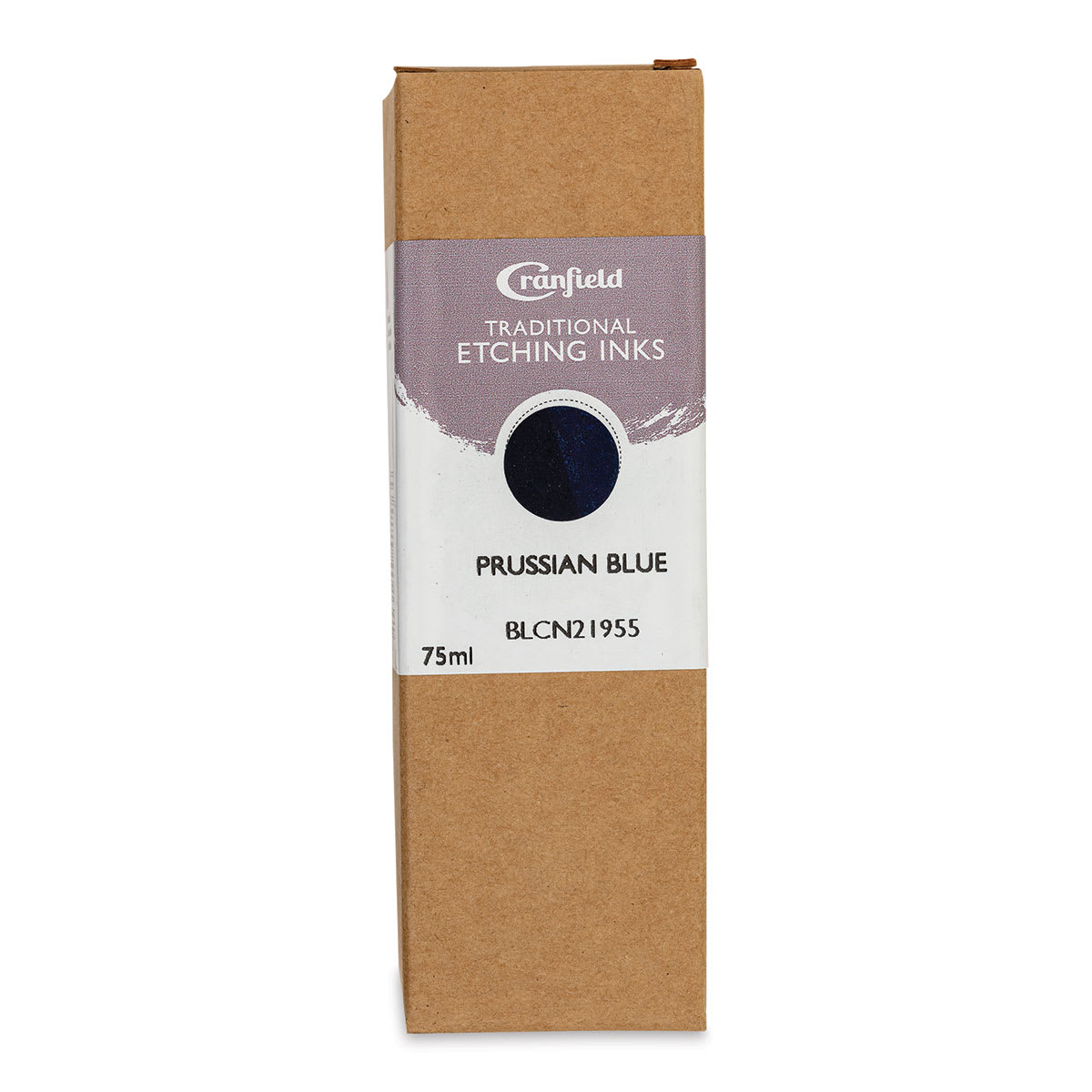 Cranfield Traditional Etching Ink - Prussian Blue, 75 ml - front of packaging
