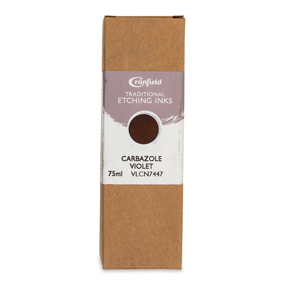 Cranfield Traditional Etching Ink - Carbazole Violet, 75 ml - front of packaging