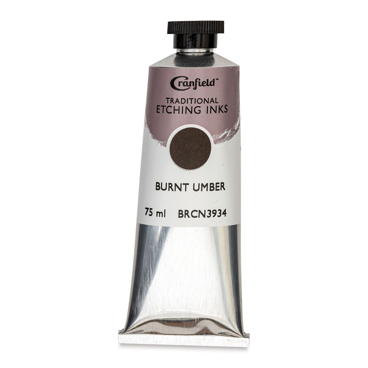 Cranfield Traditional Etching Ink - Burnt Umber, 75 ml - front