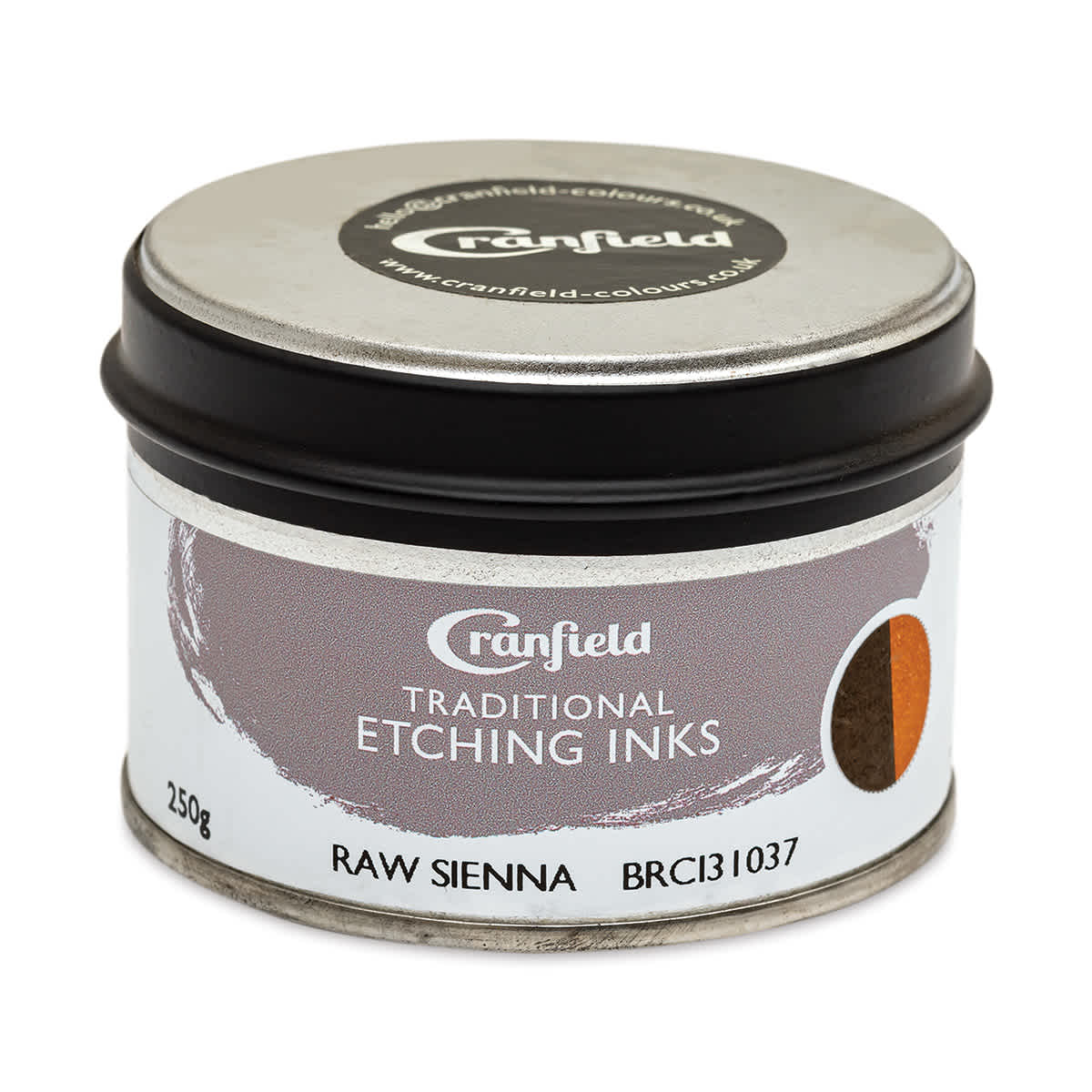 Cranfield Traditional Etching Ink - Raw Sienna, 250 g - front