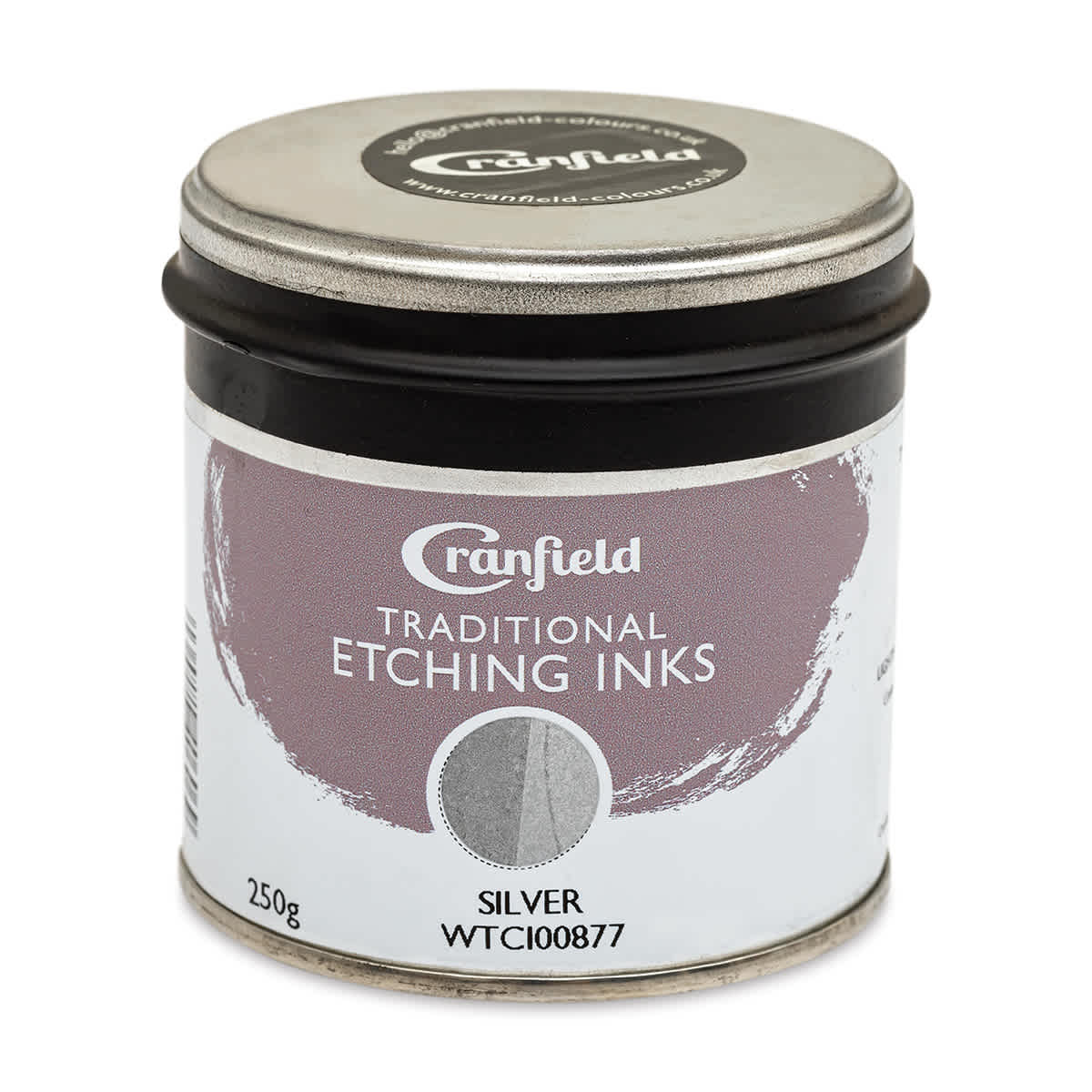 Cranfield Traditional Etching Ink - Silver, 250 g - front