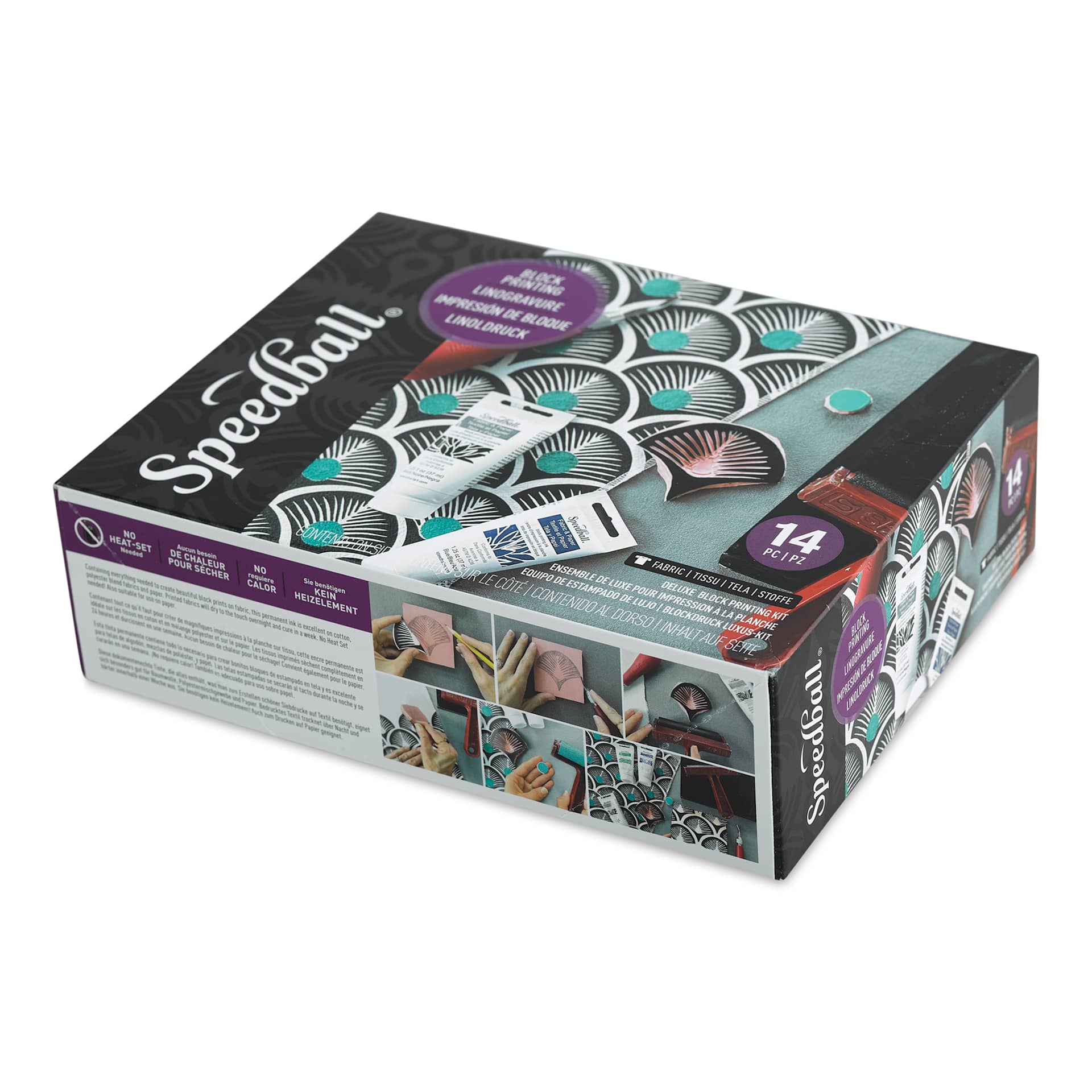 Speedball Fabric Block Printing Deluxe Kit (In package)