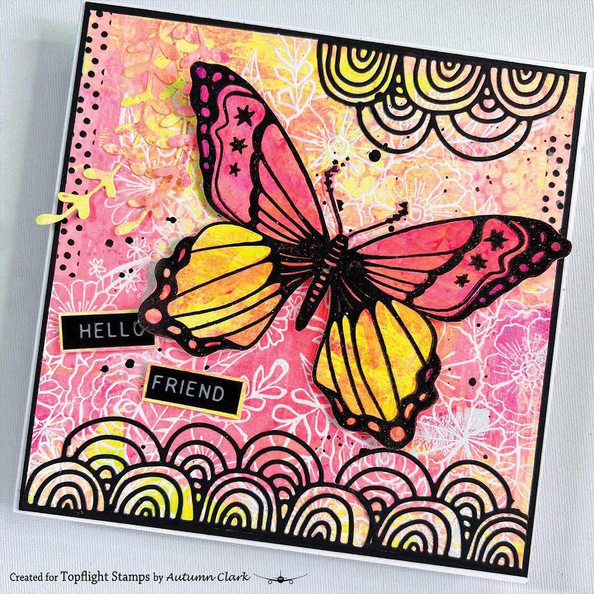 Created for Topflight Stamps by Autumn Clark