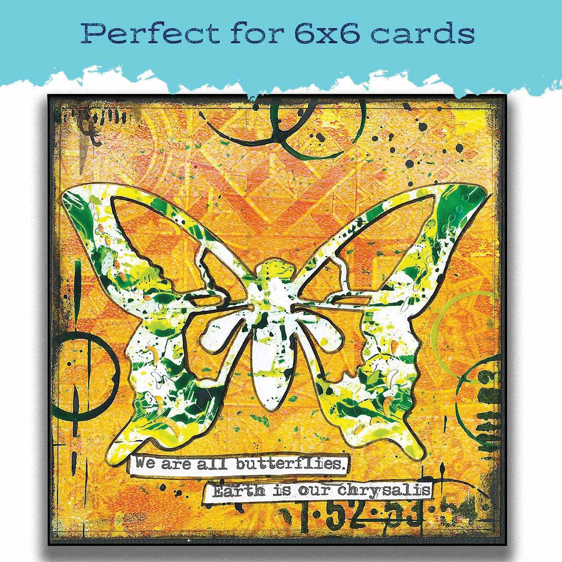 Perfect for 6" x 6" cards