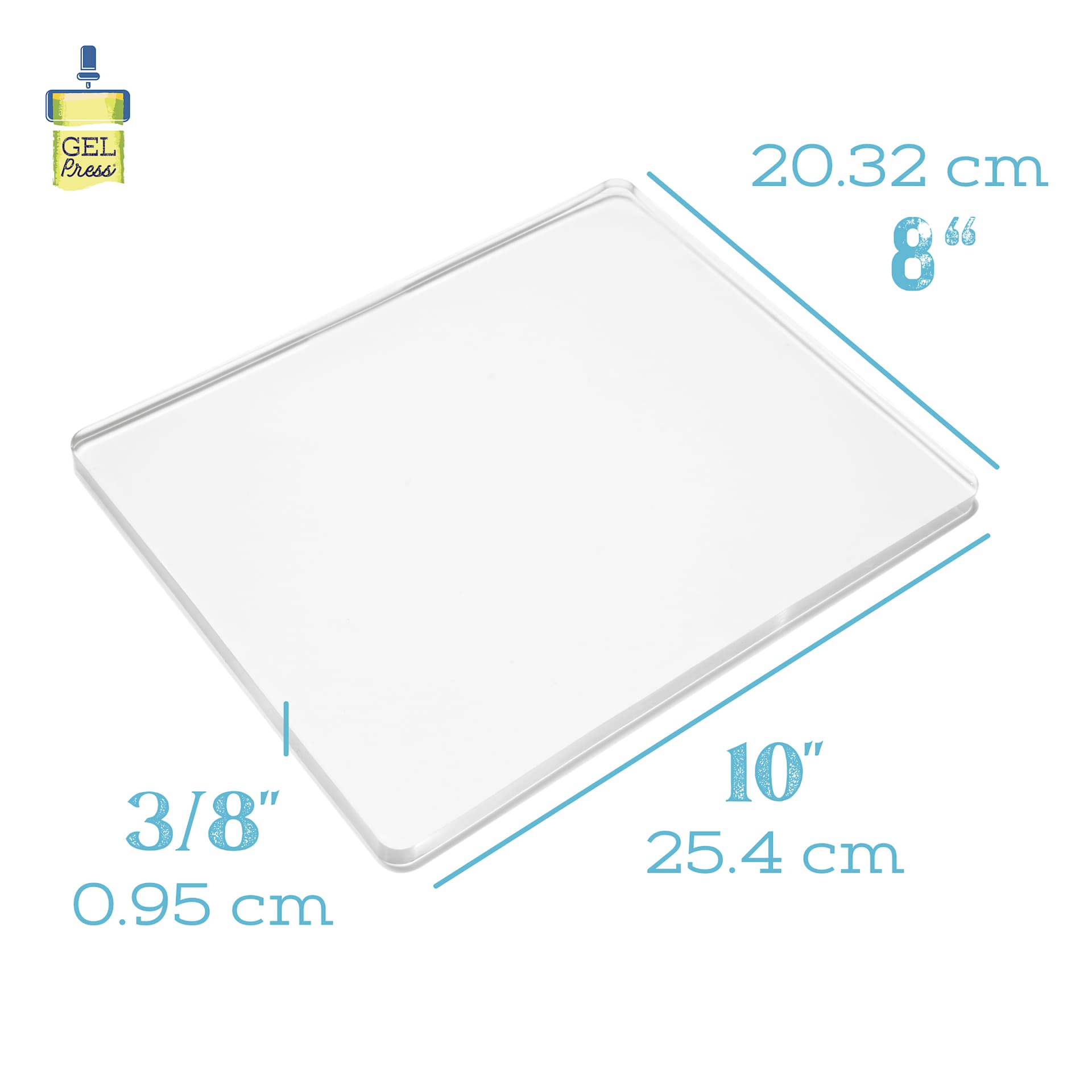 Gel Press Printing Plates - Class Pack, 8" x 10" dimensions