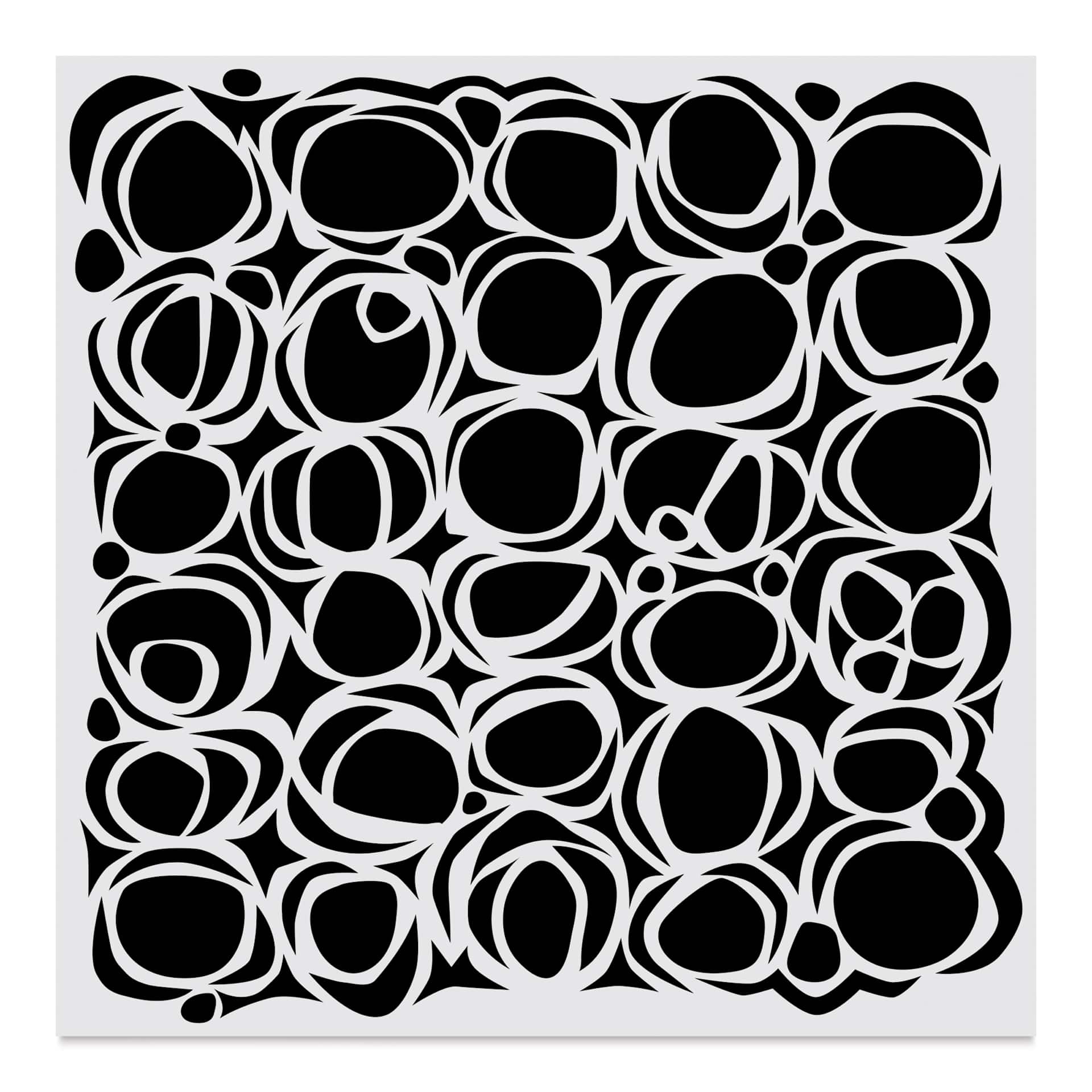 The Crafter's Workshop Stencil - Circles Nested, 6" x 6"