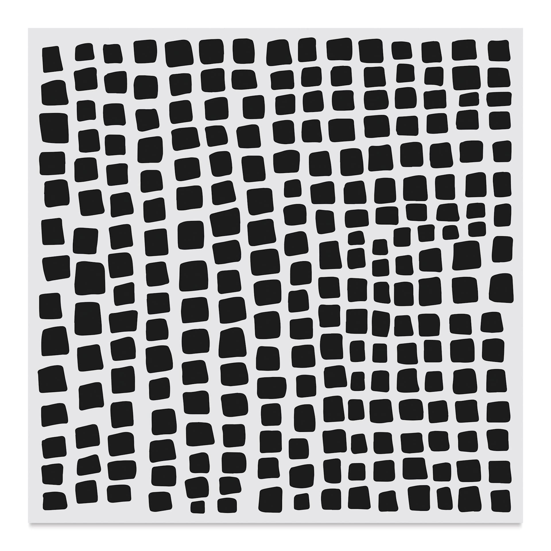 The Crafter's Workshop Stencil - Square Stones, 6" x 6"
