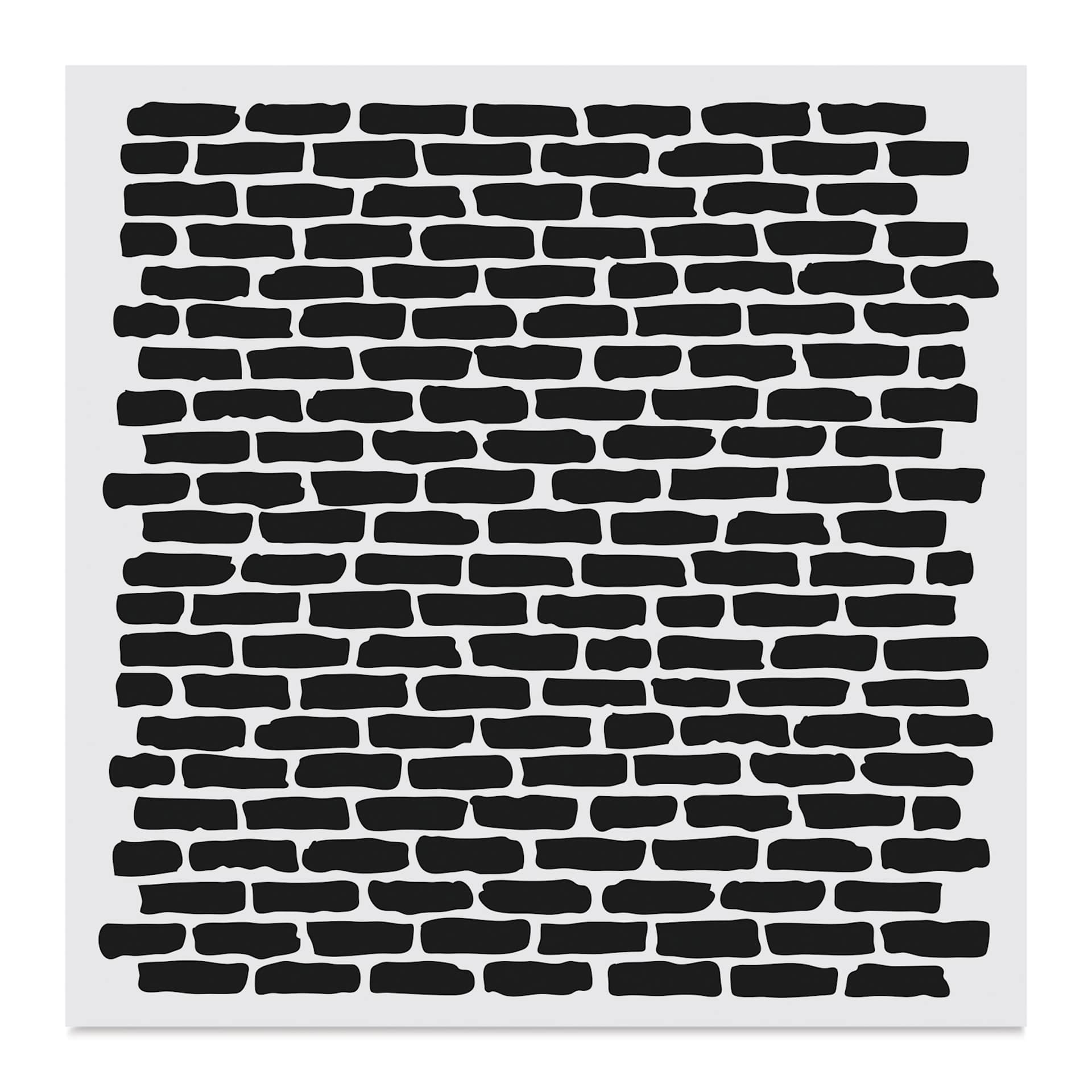 The Crafter's Workshop Stencil - Micro Bricks, 12" x 12"